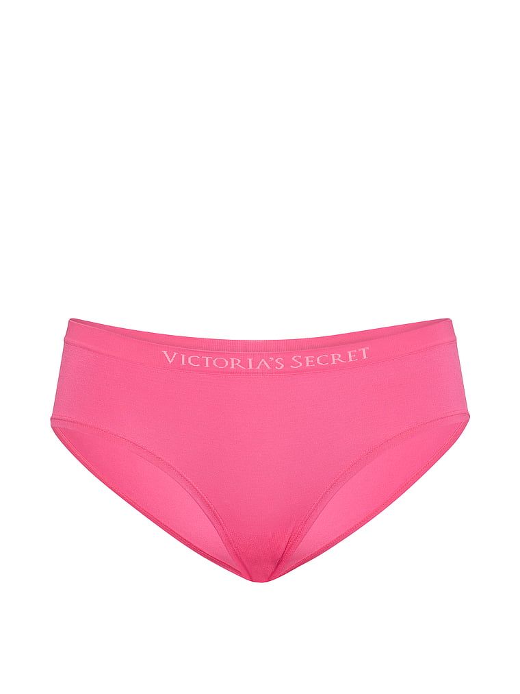 Bezešvové kalhotky bez švu hiphugger. Produkt je růžové barvy a pochází z kolekce Seamless.