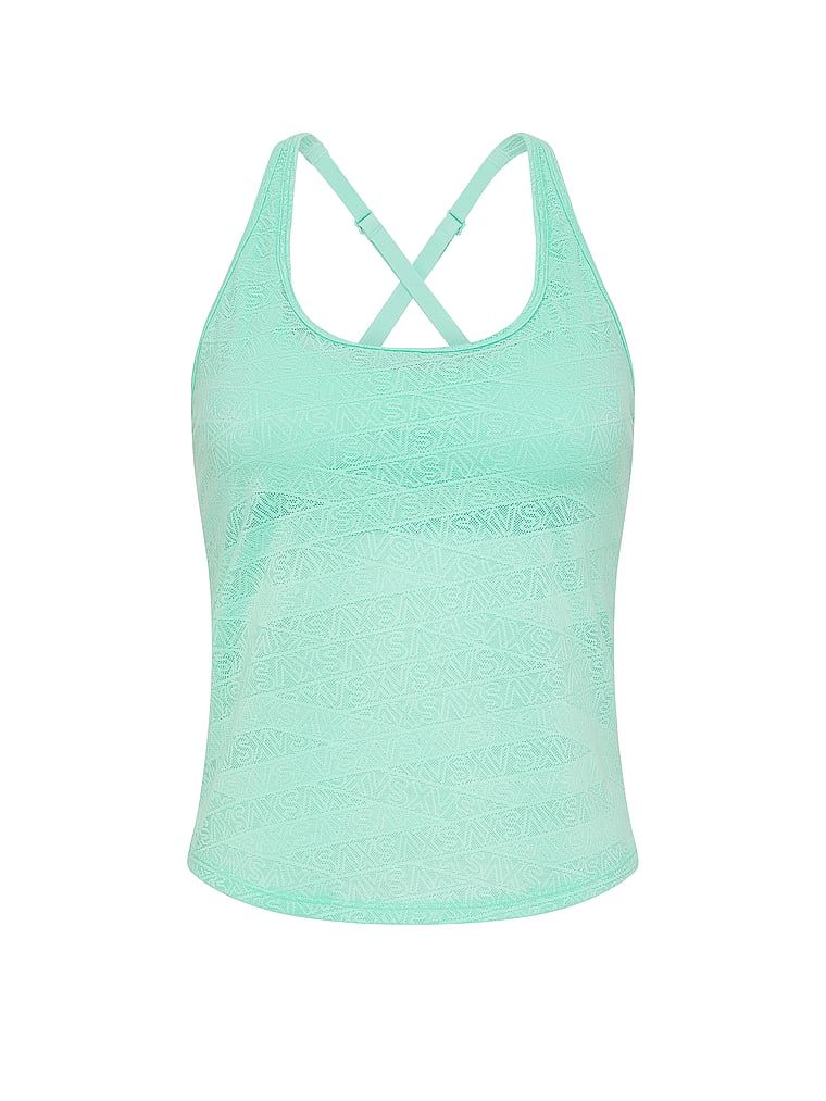 Sportovní top s logem VSX Lace. Produkt je zelené barvy a pochází z kolekce VSX.