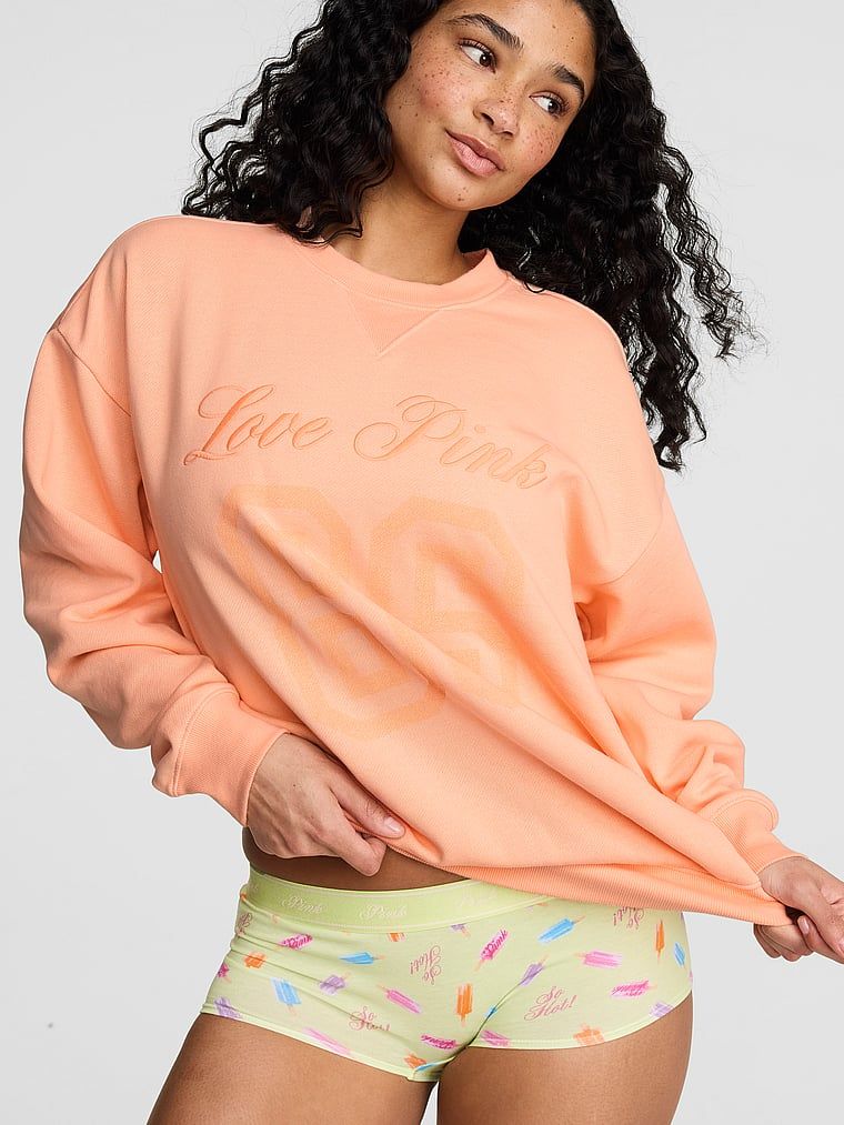 Oversize mikina s kulatým výstřihem Campus Fleece