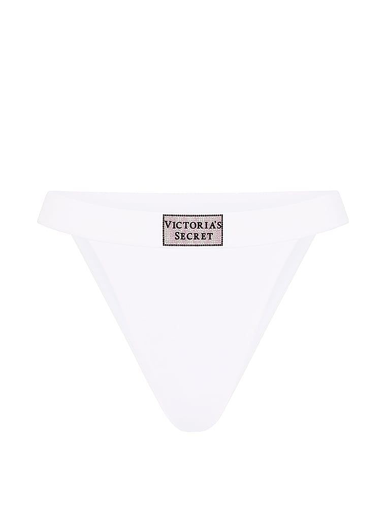 Bavlněné kalhotky ve stylu loga Shine Patch z 90. let. Produkt je bílé barvy a pochází z kolekce Cotton.