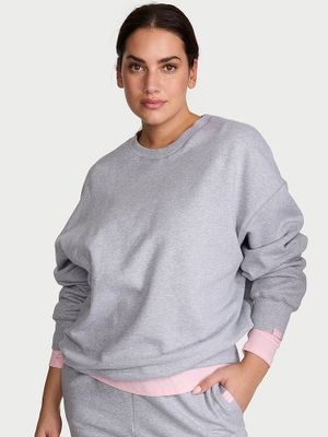 Angel Essentials Fleecová mikina Effortless s výstřihem ke krku