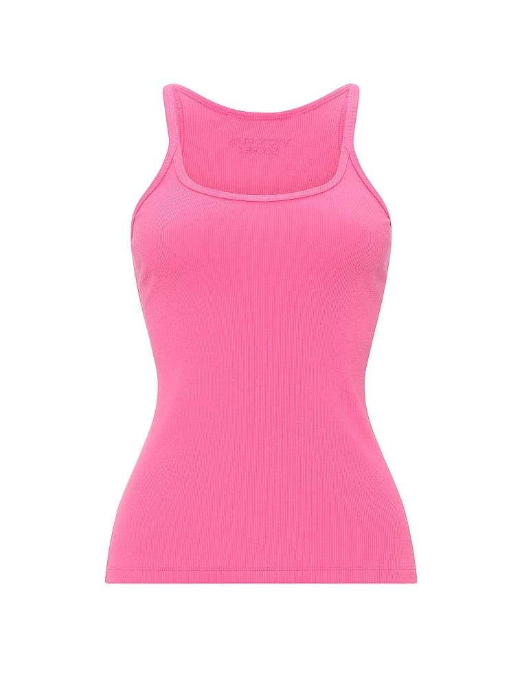Mix & Match bavlněné noční top. Produkt je růžové barvy a pochází z kolekce Victoria's Secret.