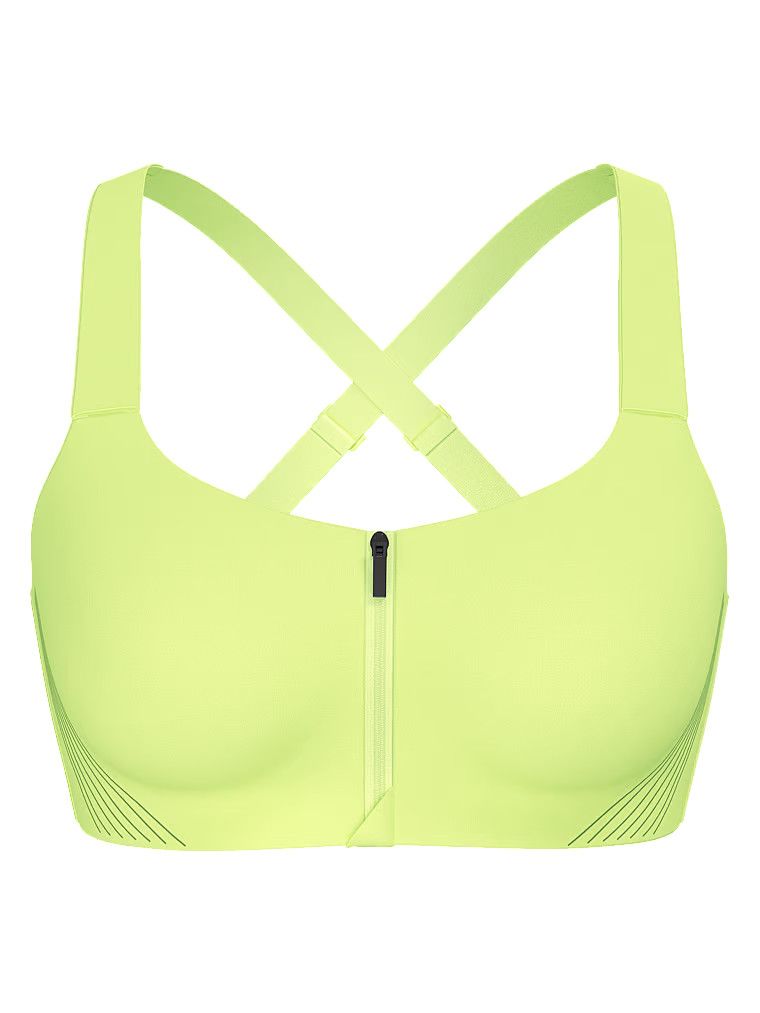 Sportovní podprsenka s maximální podporou Knockout. Produkt je zelený a pochází z kolekce VSX.