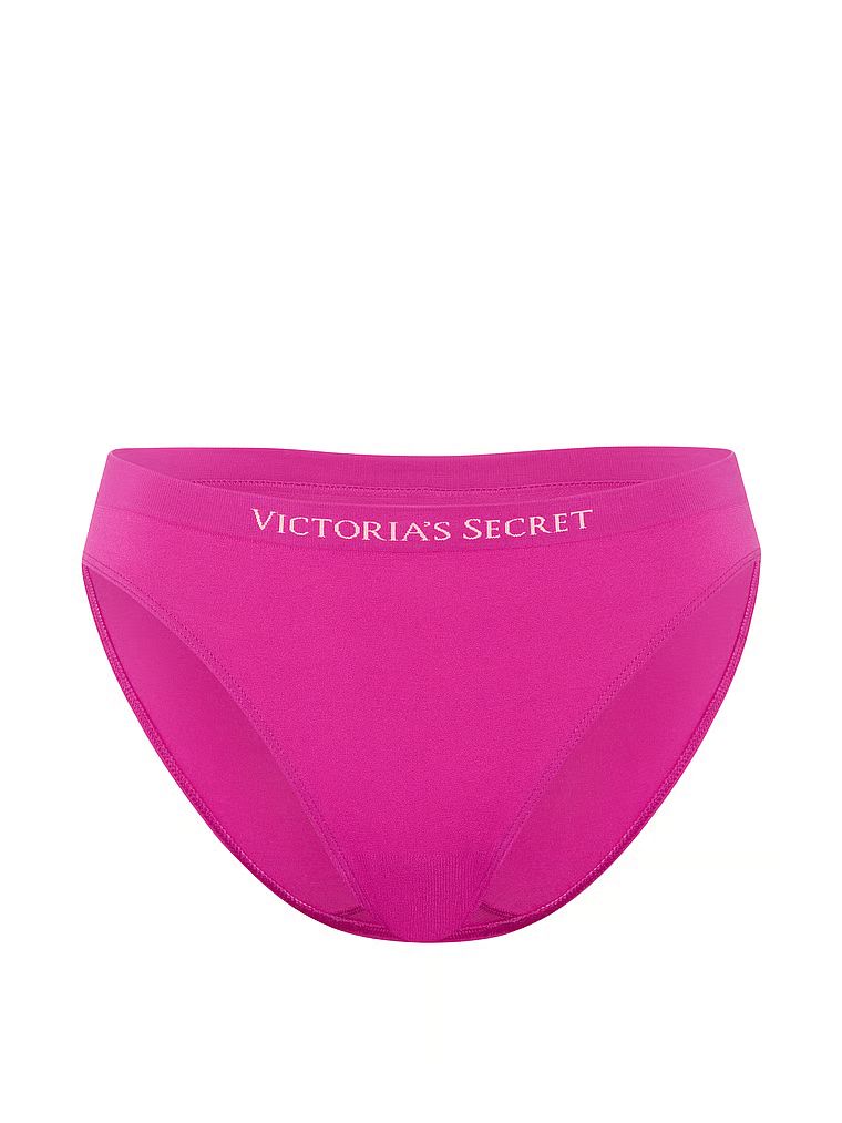 Bezešvové bikinové kalhotky. Produkt je růžové barvy a pochází z kolekce Seamless.