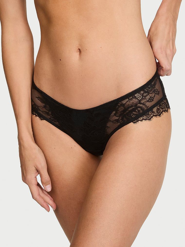 Very Sexy Kalhotky s přesahem krajky s motivem růže