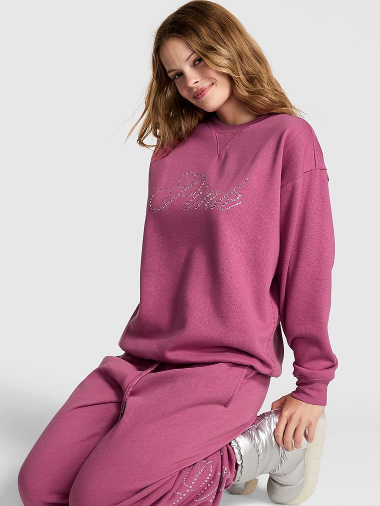 Mikina Ivy Fleece Oversized Crew