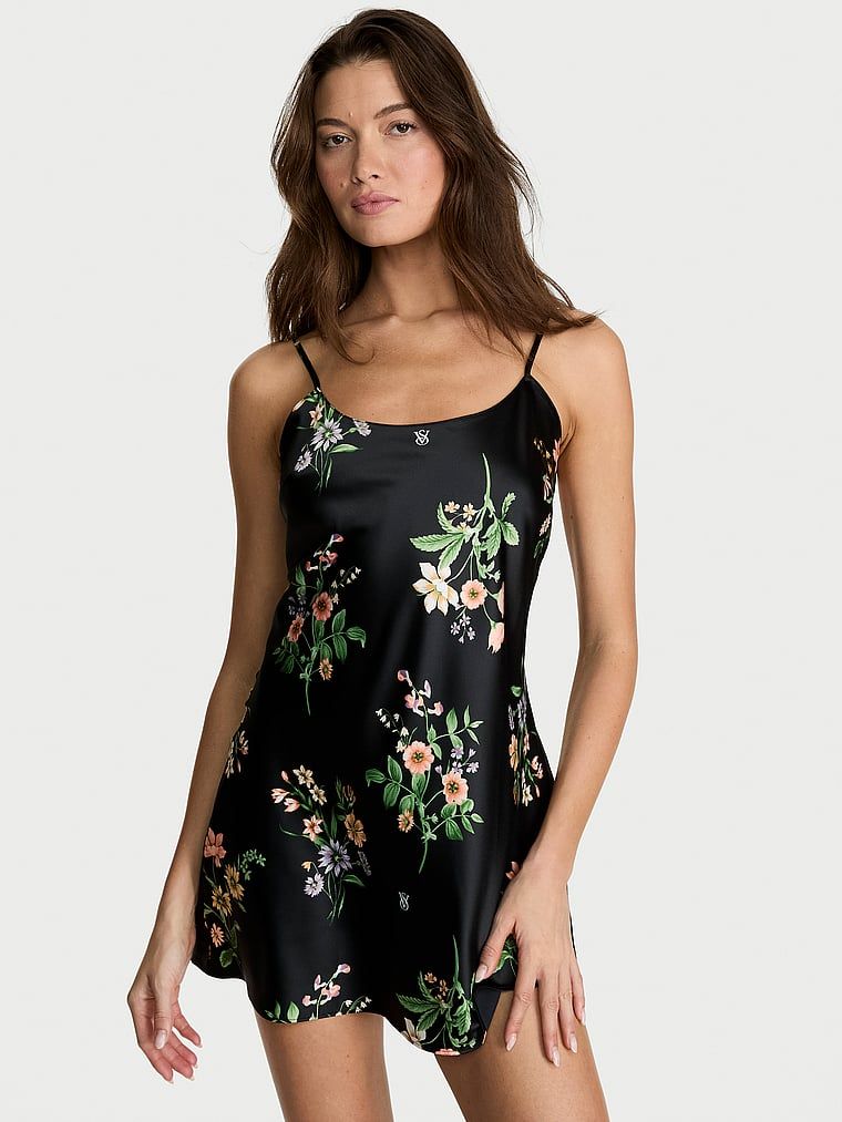 Victoria's Secret Saténové mini kombiné s pruhy Heritage