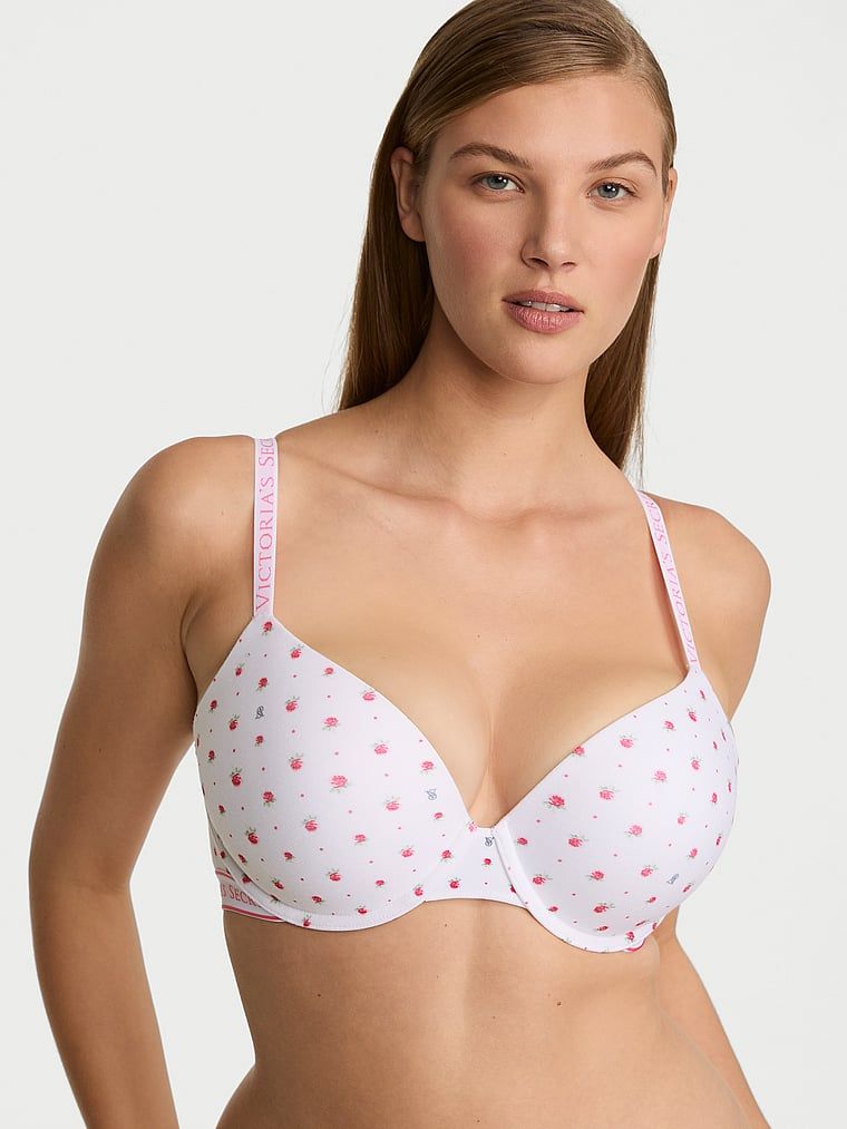 T-shirt Bavlněná push-up podprsenka pro dokonalý tvar