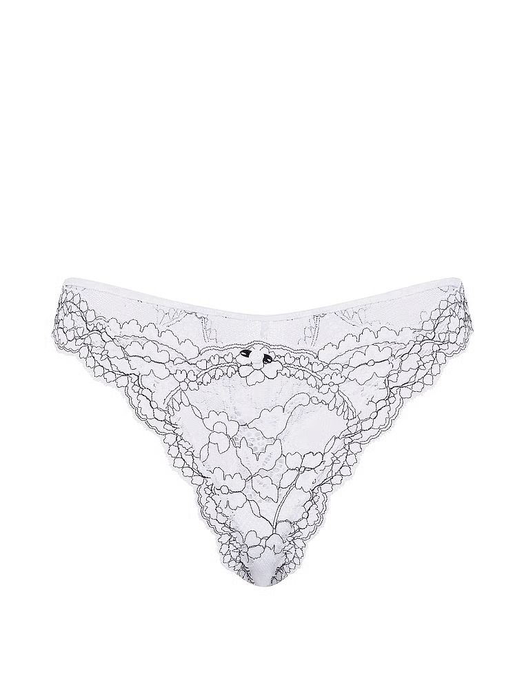 Krajkové krajkové tanga. Produkt má vícebarevnou barvu a pochází z kolekce Dream Angels.