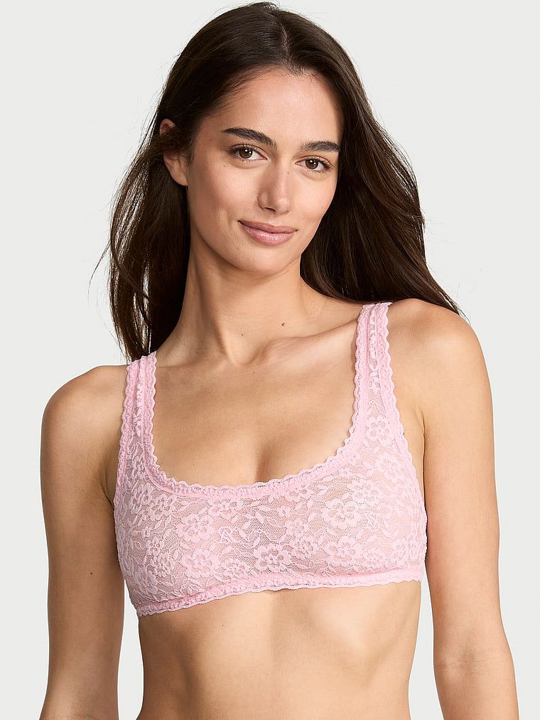 Victoria's Secret Sexy tričková krajková braletka s oválným výstřihem