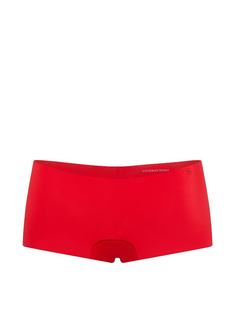 Bezšvové kraťasy Boyshorts bez odhalení. Produkt je červené barvy a pochází z kolekce No-Show.