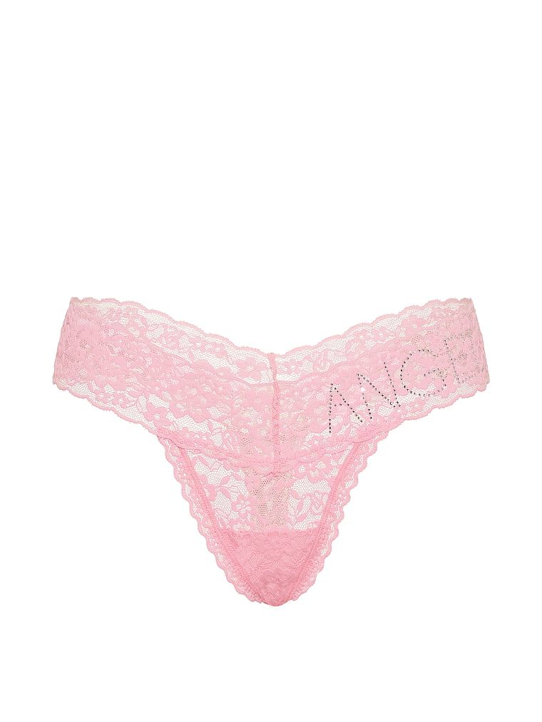 Lacie Sparkle krajkové tanga s flitry. Produkt je růžové barvy a pochází z kolekce Lacie.