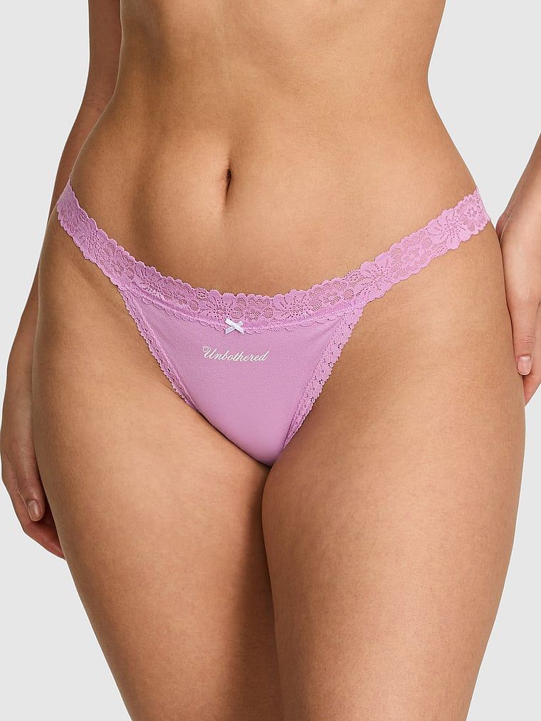 Bavlněné string bikini kalhotky