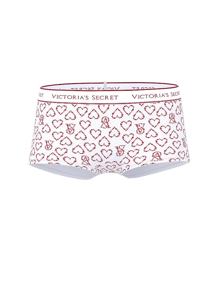Bavlněné kraťasy s logem v pase Boyshort. Produkt je vzorovaný a pochází z kolekce Cotton.