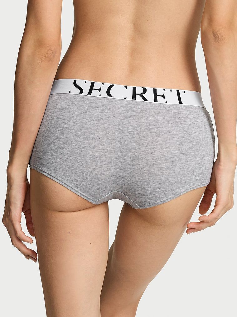 Logo Boyshorts s explodovaným Cotton. Produkt je šedobarevný a pochází z kolekce Cotton.