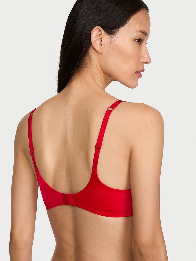 Podprsenka na kliky bez kosticí So Obsessed Shine Strap. Produkt je červené barvy a pochází z kolekce Very Sexy.