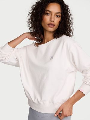 Angel Essentials Froté mikina s lodičkovým výstřihem