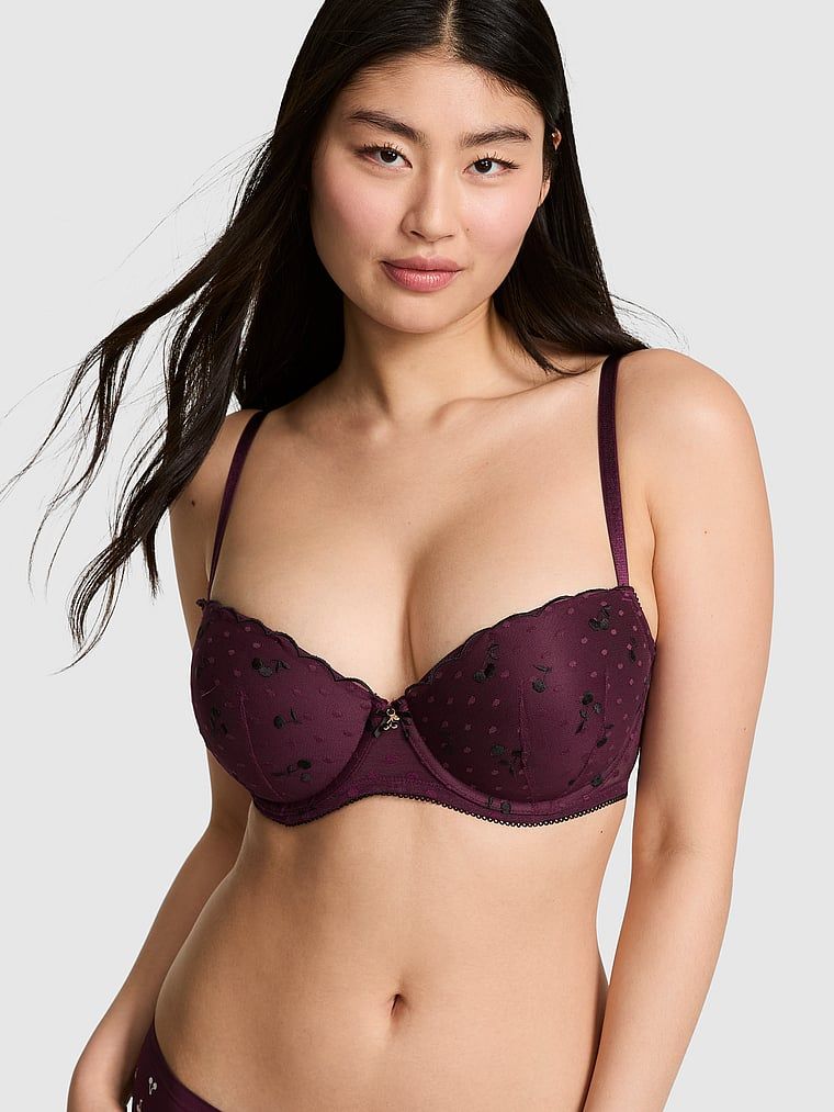 PINK Balkonová Push-Up podprsenka PINK Wink