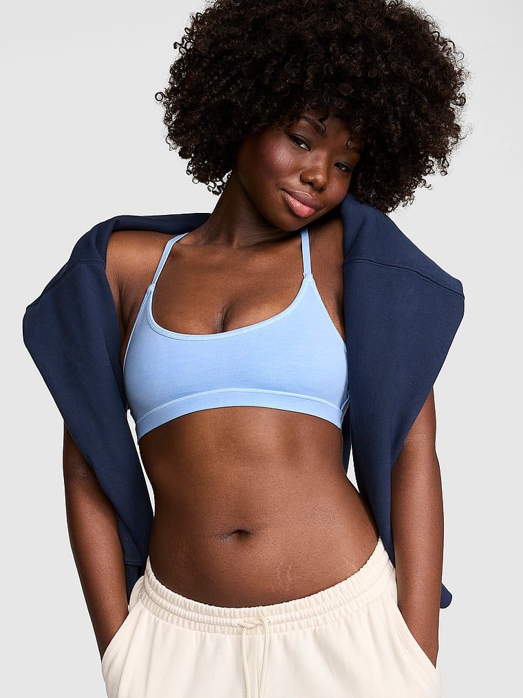 Podprsenka racerback s hlubokým výstřihem All-Day Cotton