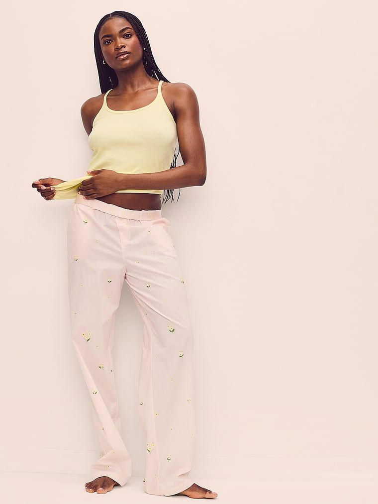 Mix & Match Heritage bavlněné pyžamové kalhoty. Produkt má květinový vzor a pochází z kolekce Victoria's Secret.