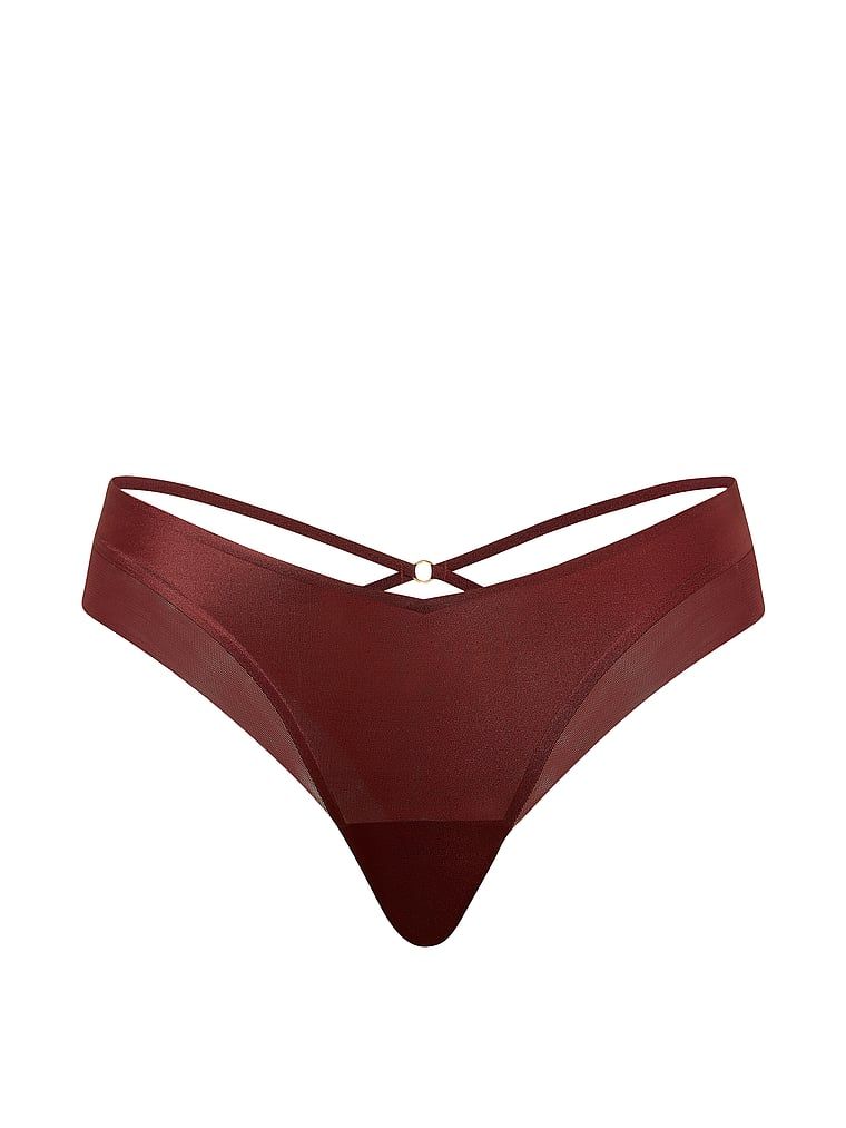 Ramínkové kalhotky na zádech Sheer Reveal Cheeky. Produkt je vzorovaný a pochází z kolekce Very Sexy.