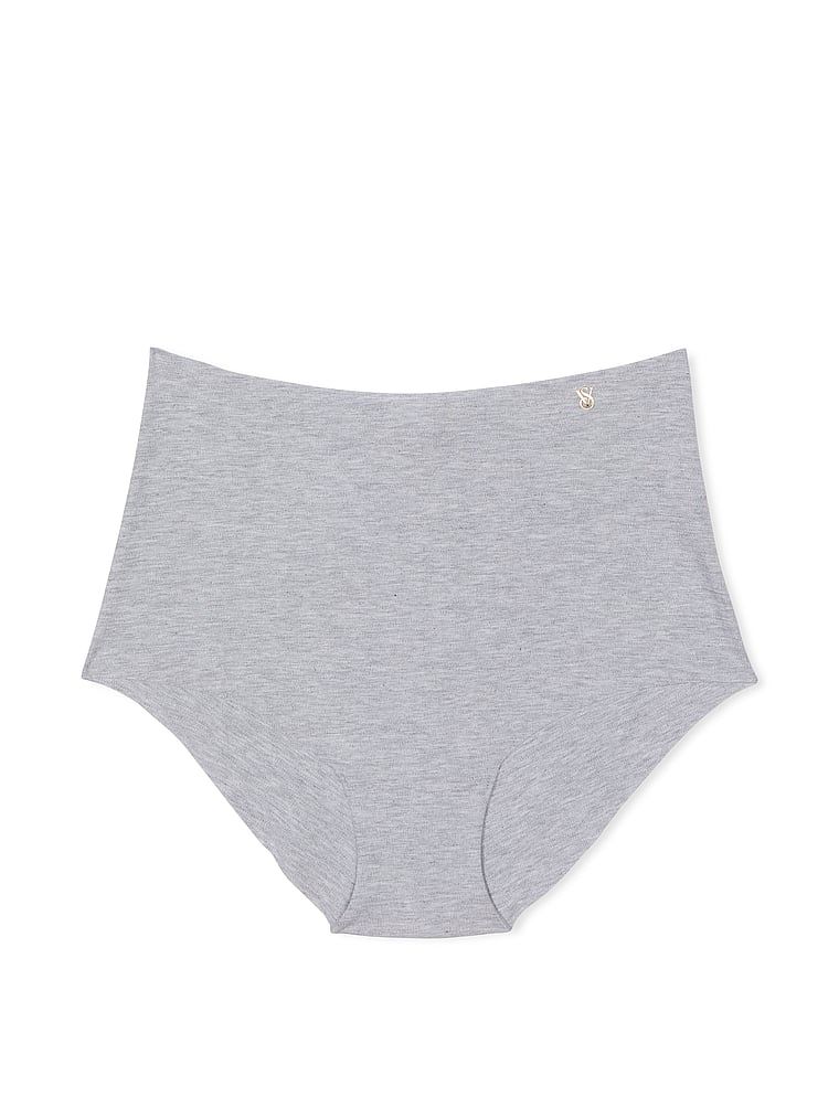 Bavlněné kalhotky bezešvé kalhotky No-Show Brief. Produkt je šedý a pochází z kolekce No-Show.
