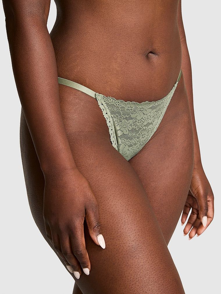Krajkové bikini kalhotky string