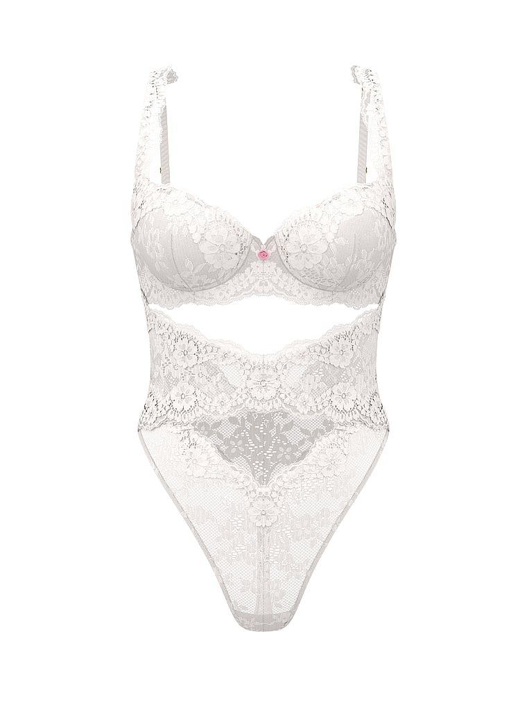 Body s balconette Dare to Dream. Produkt je bílý a pochází z kolekce Dream Angels.