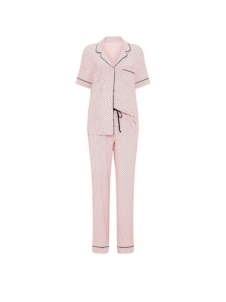 Modal pyžamo s krátkými rukávy a dlouhé kalhoty SoSoft. Produkt má vzorovanou barvu a pochází z kolekce Victoria's Secret.
