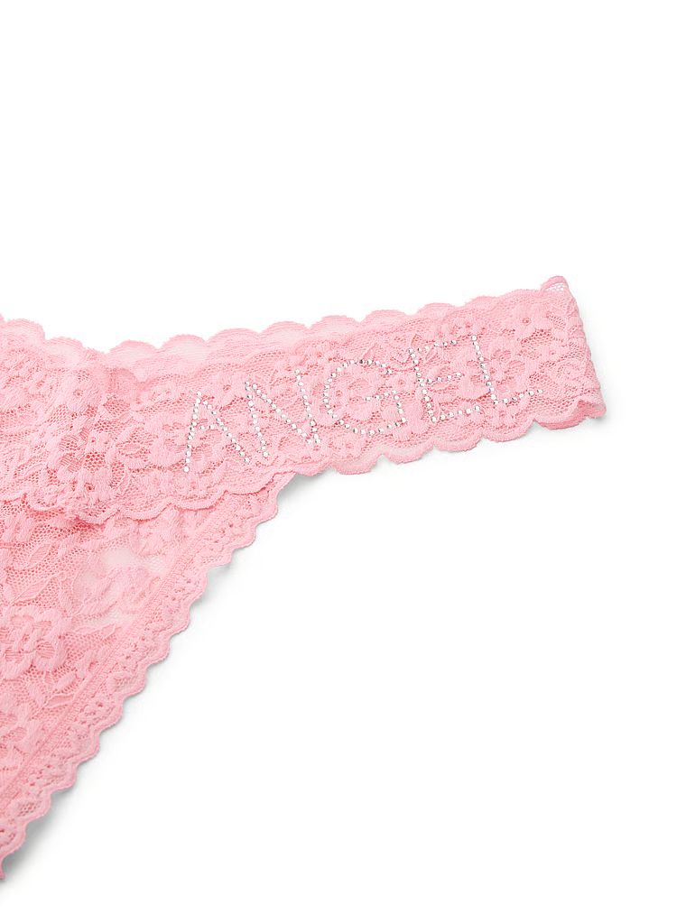 Lacie Sparkle krajkové tanga s flitry. Produkt je růžové barvy a pochází z kolekce Lacie.