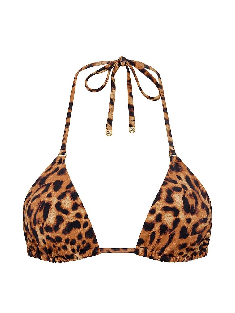 Essential Triangle bikini top. Produkt je vzorovaný a pochází z kolekce Victoria's Secret Swim.