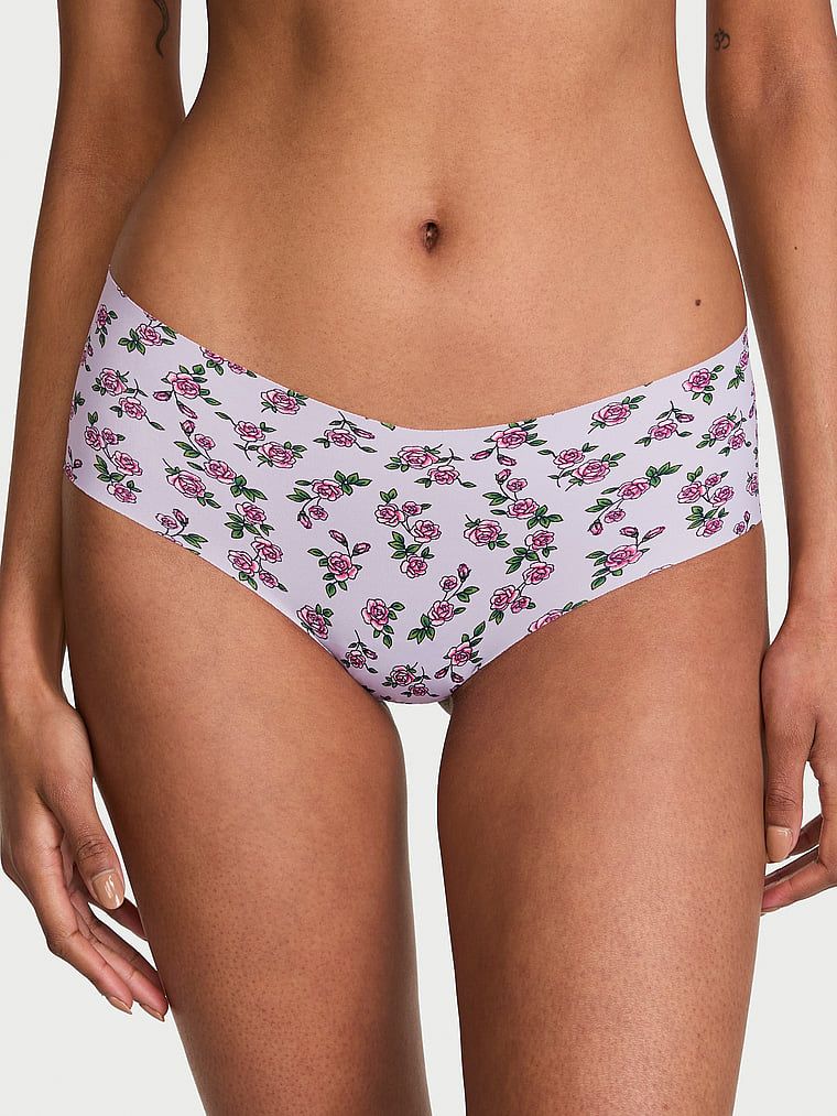 Bezešvové kalhotky bez ukázek. Produkt má květinový vzor a pochází z kolekce No-Show.