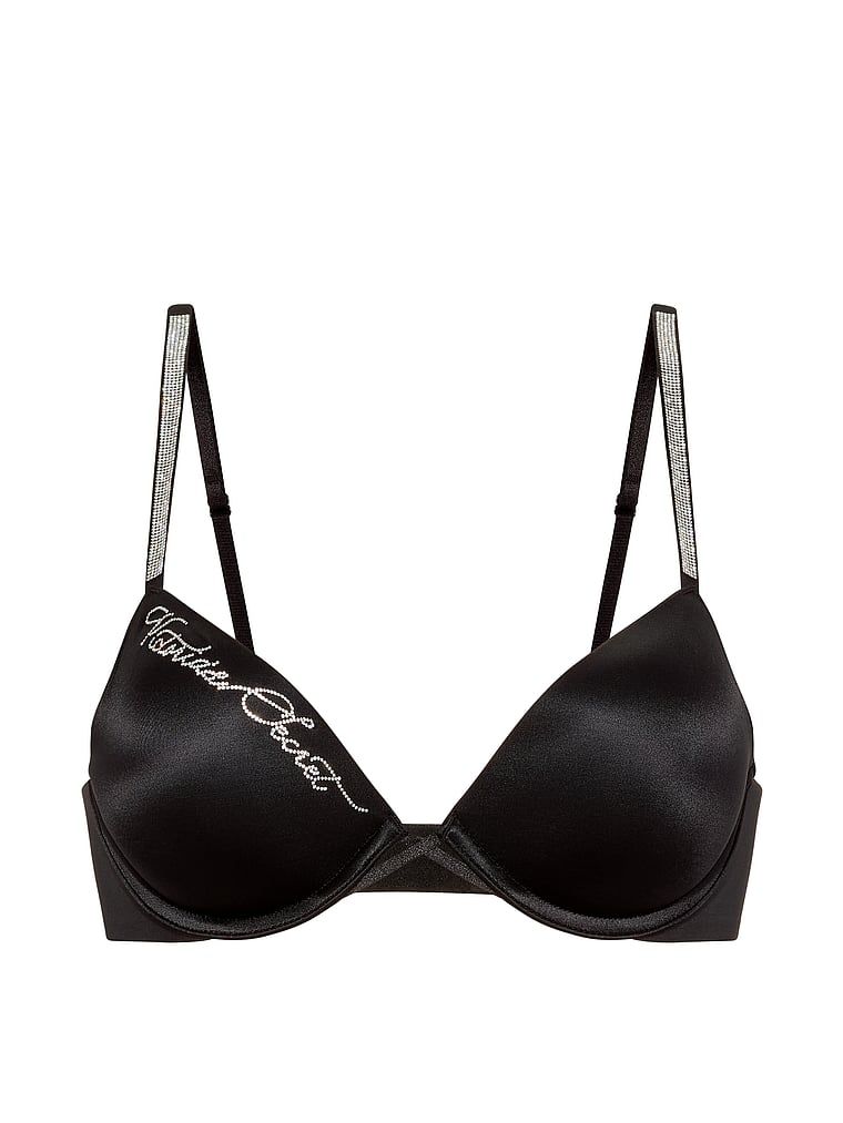 Push-up podprsenka Shine Script. Produkt je černý a pochází z kolekce Very Sexy.