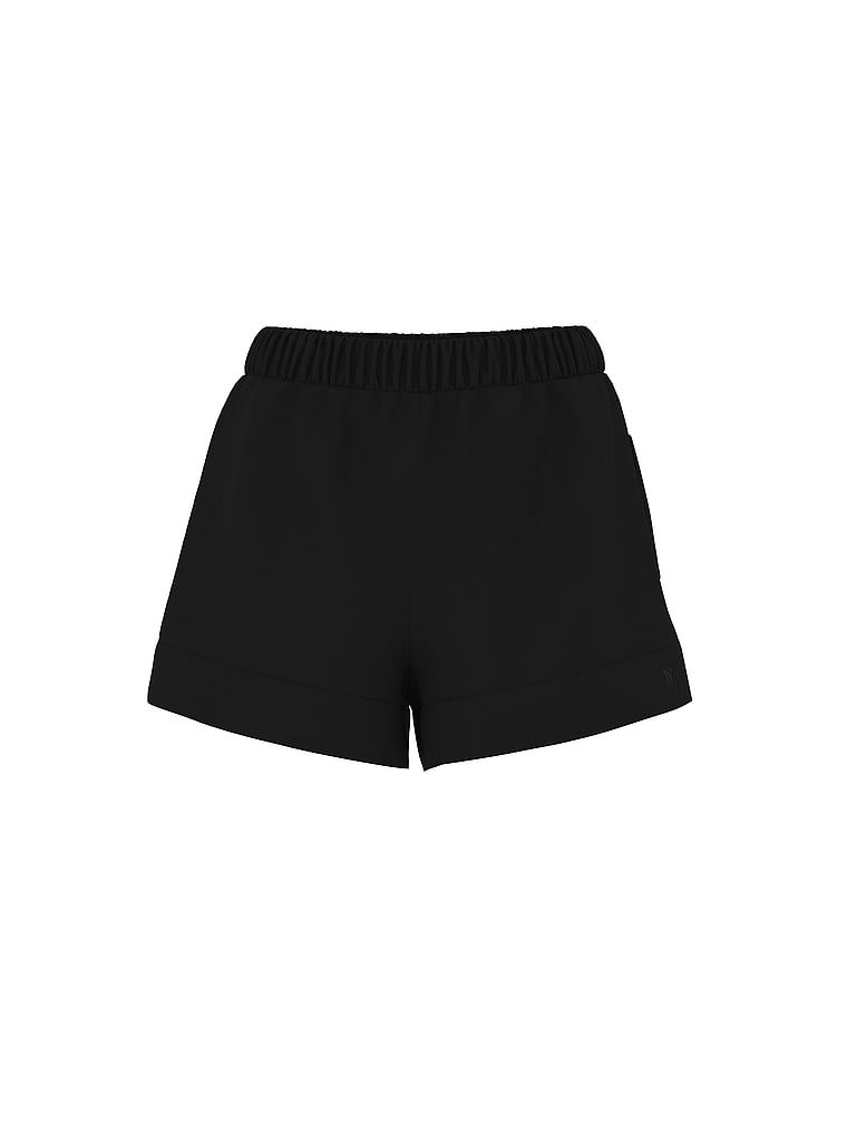 Lněné kraťasy na pláž Plážové oblečení. Produkt je černý a pochází z kolekce Victoria's Secret Swim.