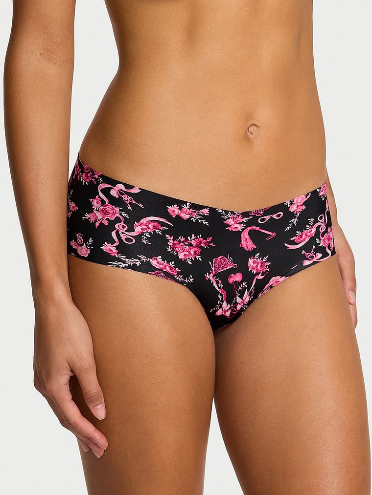 Bezešvové kalhotky bez ukázek. Produkt je vzorovaný a pochází z kolekce No-Show.