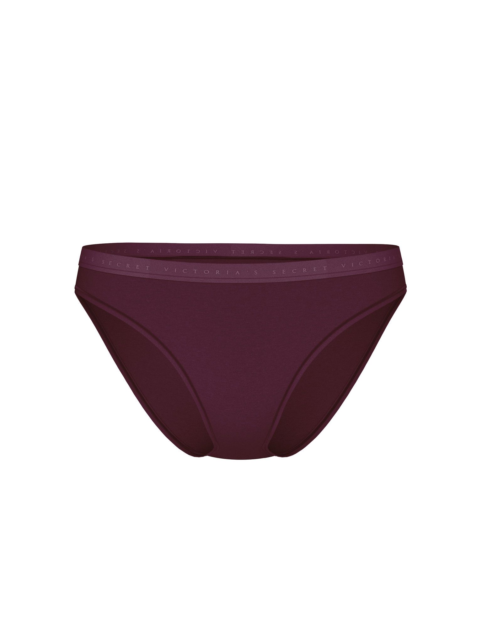 Bavlněné bikiny kalhotky. Produkt je fialový a pochází z kolekce Victoria's Secret.