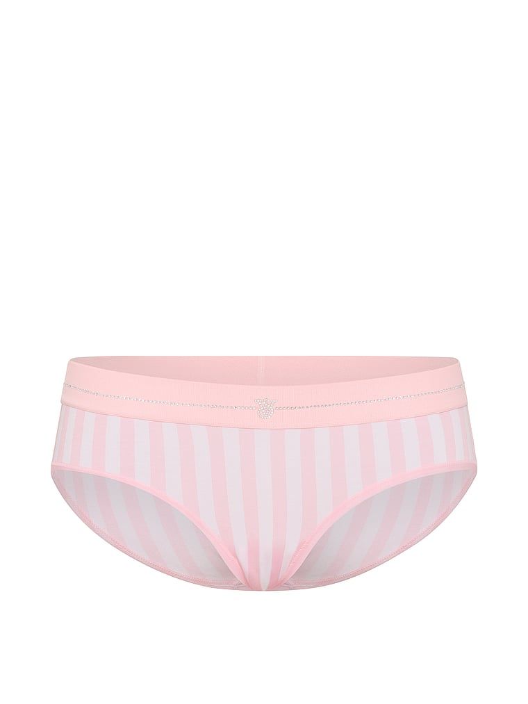 Logo Shine Hiphugger bavlněné kalhotky. Produkt má vzorovanou barvu a pochází z kolekce Cotton.