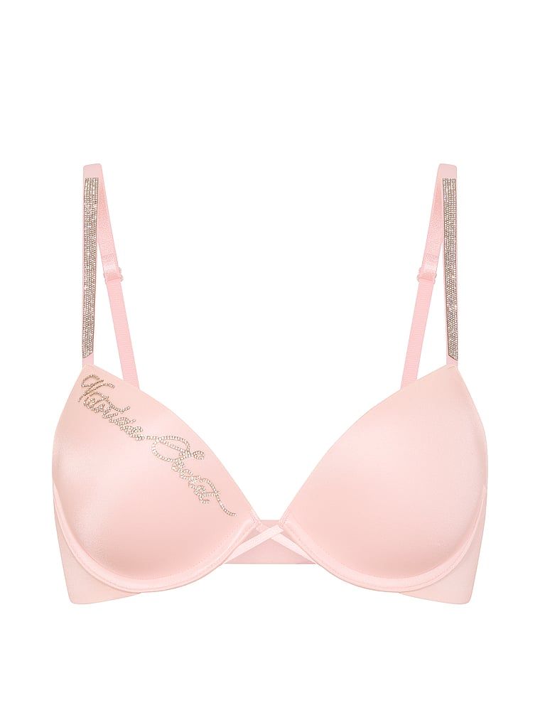 Push-up podprsenka Shine Script. Produkt je růžové barvy a pochází z kolekce Very Sexy.