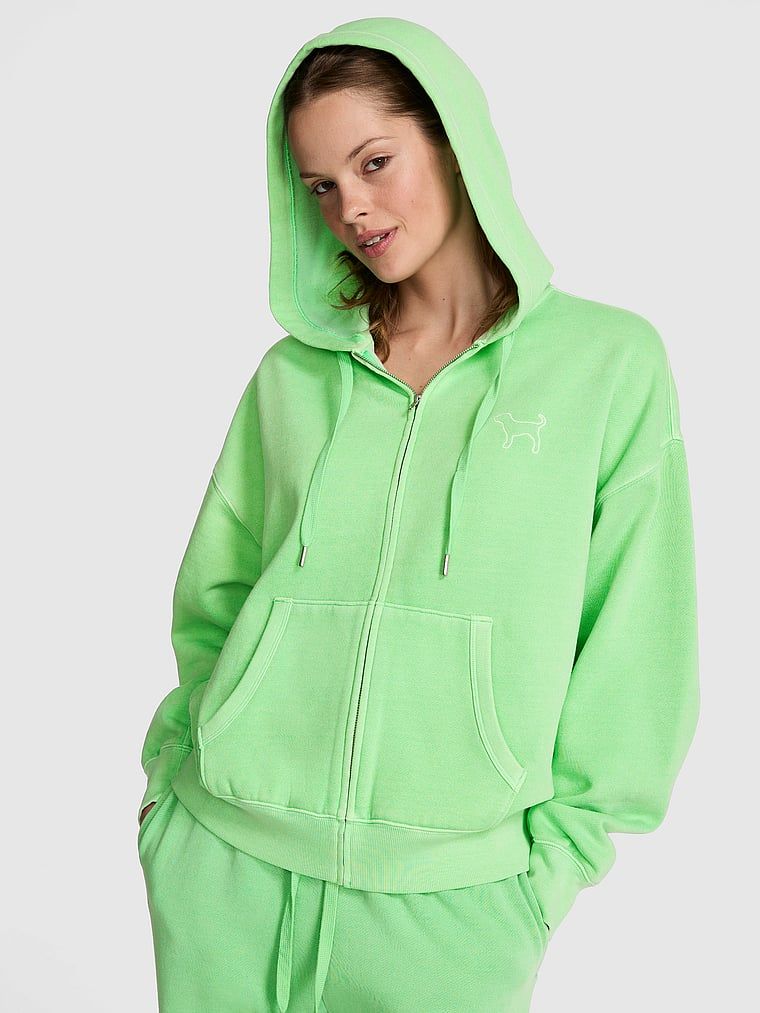 Mikina s kapucí na zip Campus Fleece
