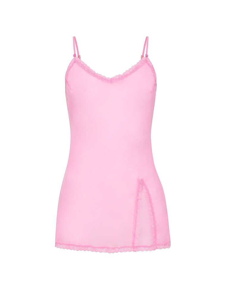 Šifonová noční košile. Produkt je růžové barvy a pochází z kolekce Dream Angels.