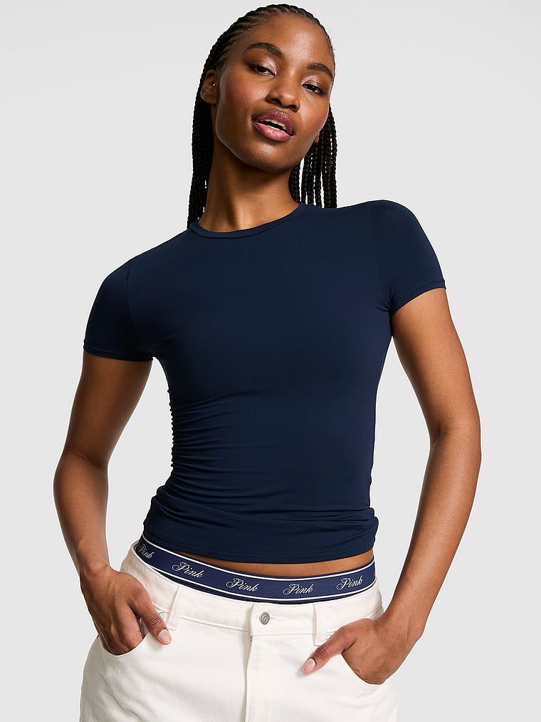 Tričko PINK Base Stretch s krátkým rukávem