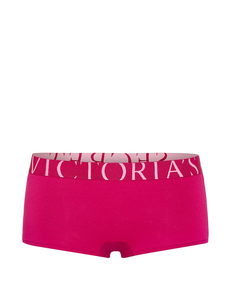 Logo Boyshorts s explodovaným Cotton. Produkt je růžové barvy a pochází z kolekce Cotton.