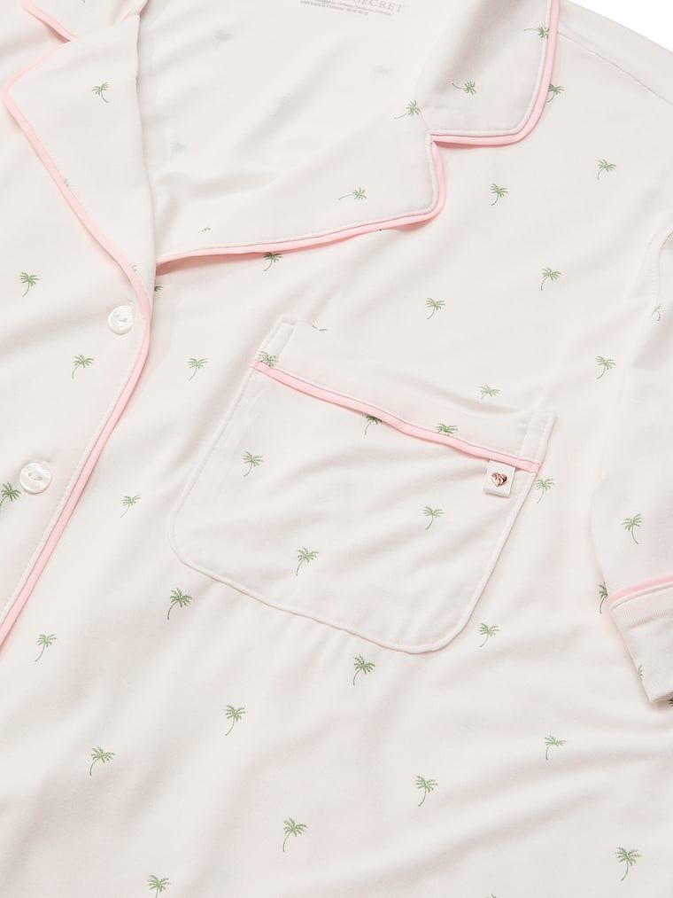 Modální pyžamo se SoSoft kraťasy. Produkt je vzorovaný a pochází z kolekce Victoria's Secret.