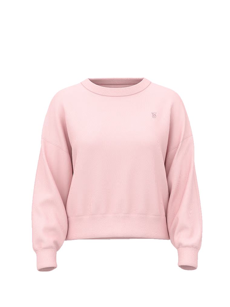 Mikina krátkého střihu Obsessed Terry. Produkt je růžové barvy a pochází z kolekce Angel Essentials.