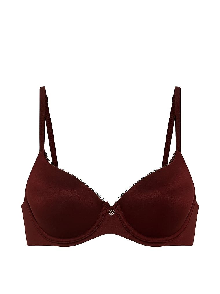 Mírně polstrovaná podprsenka Smooth Demi. Produkt je hnědé barvy a pochází z kolekce Body by Victoria.