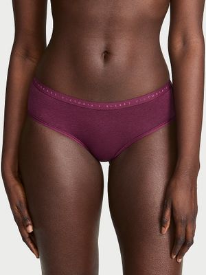 Victoria's Secret Bokové kalhotky z elastické bavlny