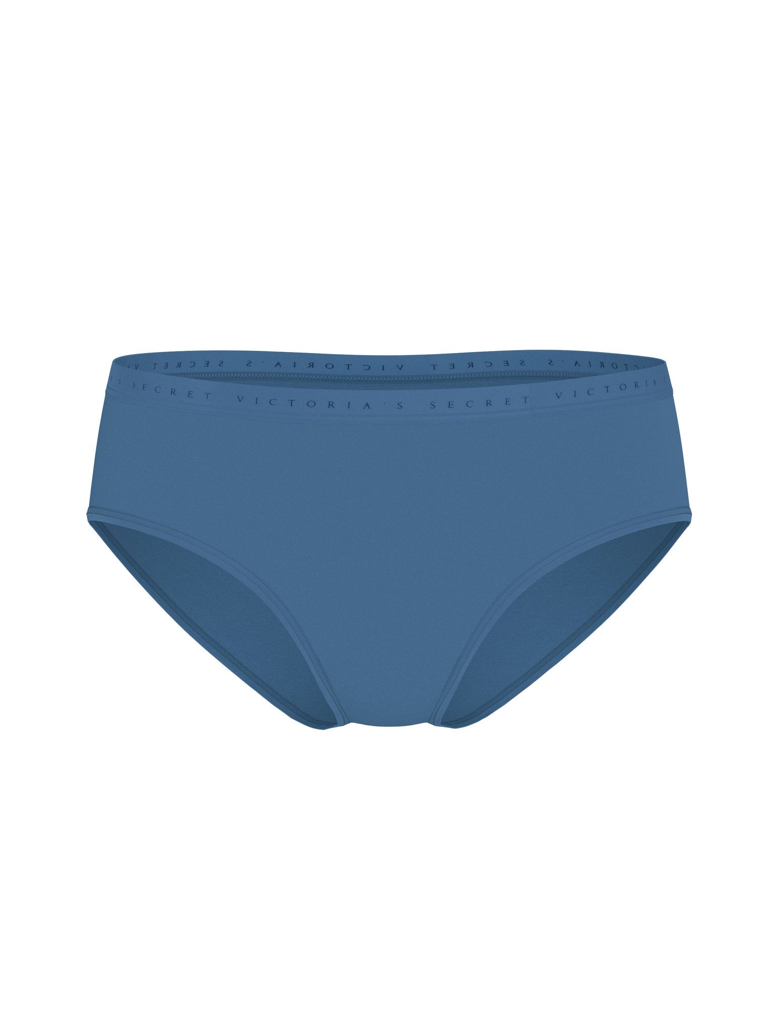 Bavlněné kalhotky Hiphugger. Produkt je modrý a pochází z kolekce Victoria's Secret.