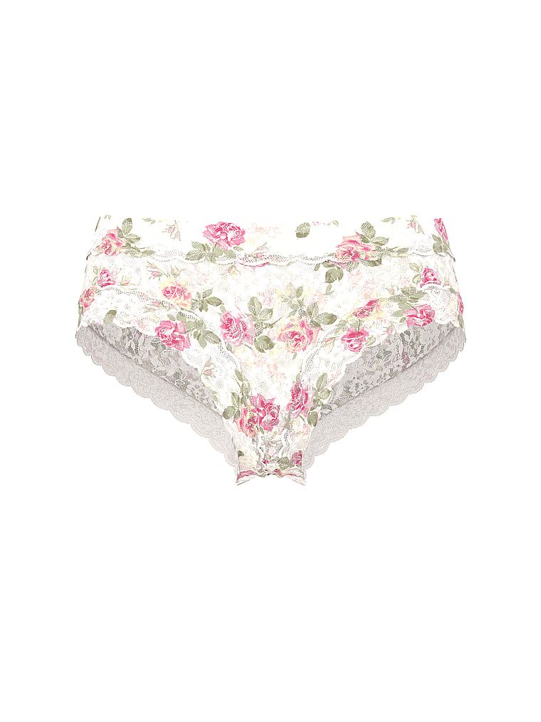 Krajkové krajkové kalhotky Laceky. Produkt má květinový vzor a pochází z kolekce Lacie.