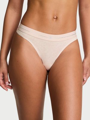 Cotton Bavlněná tanga s třpytivým logem