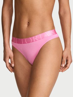 Cotton Bavlněná tanga s velkým logem Exploded Logo